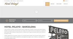 Desktop Screenshot of hotelpelayo.com