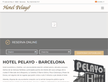 Tablet Screenshot of hotelpelayo.com